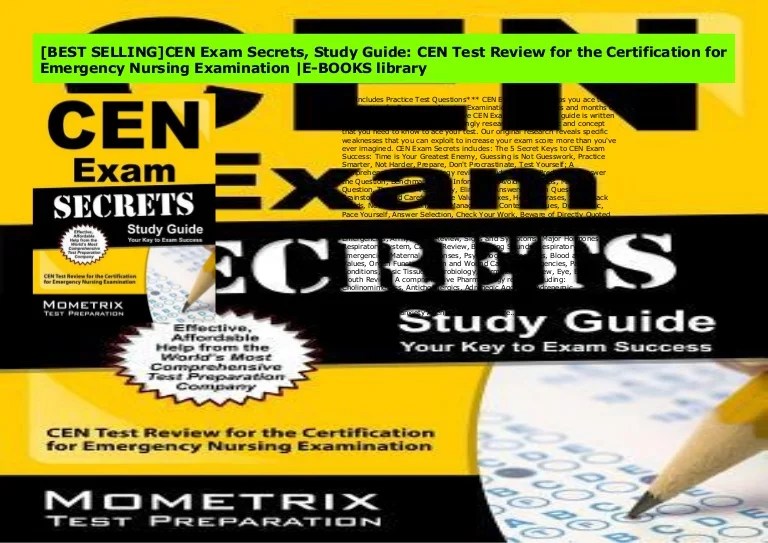 Practice test exam guide prep secrets questions cen