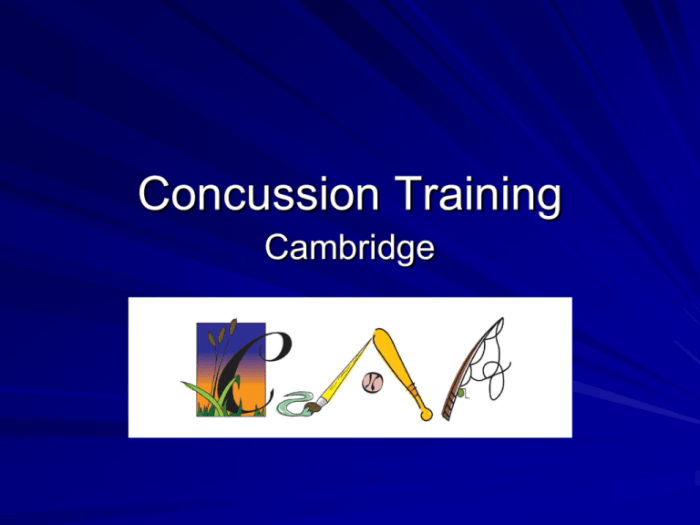 Concussion training for service members lesson 4